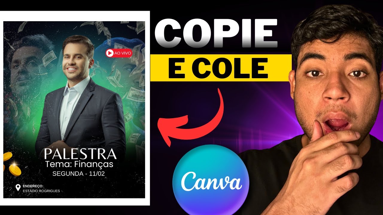 PASSO A PASSO - COMO CRIAR POSTS PARA MÍDIAS SOCIAIS usando o CANVA