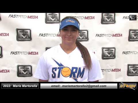 2022 Marie Martorella committed Santa Clara Catcher & First Base Softball Skills Video Salinas Storm
