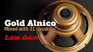 Video thumbnail for Celestion Alnico Gold shootout, vs 21 speakers by Zilla Cabs