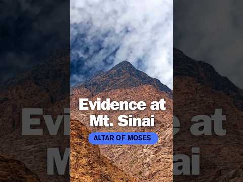 𝗘𝘃𝗶𝗱𝗲𝗻𝗰𝗲 𝗮𝘁 𝗠𝘁. 𝗦𝗶𝗻𝗮𝗶 / 𝗔𝗹𝘁𝗮𝗿 𝗼𝗳 𝗠𝗼𝘀𝗲𝘀 - Full Video in description #history #evidence #oldtestament