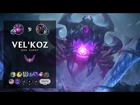Vel'Koz Bot vs Draven - NA Master Patch 12.14