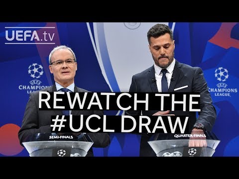 Rewatch the UEFA Champions League quarter-final, semi-final and final draws!