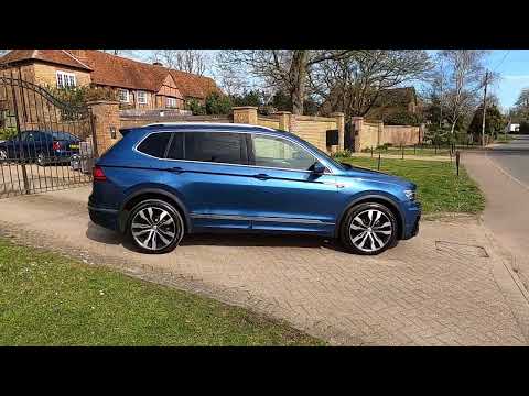 Volkswagen Tiguan Allspace 2.0 TDi DSG 4 Motion Euro 6 2019 Blue 7 Seater - Claridges Cars HD