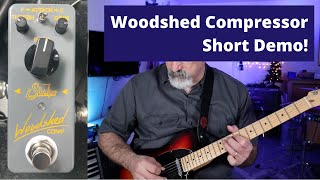 Video thumbnail for Suhr Andy Wood Signature Woodshed Compressor  - Short Demo Jam with Strymon Iridium! by Jack's Guitar Trax