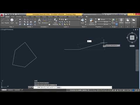 AutoCAD Drawing lines