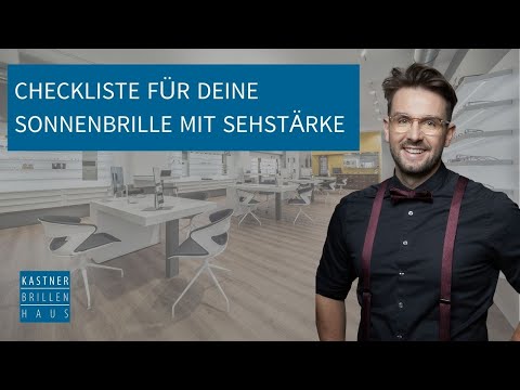 Checkliste für Deine Sonnenbrille mit Stärke