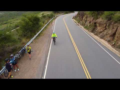 CAMINO a LOS TUNELES de TANINGA desde el DRONE - Cordoba Travesias MTB