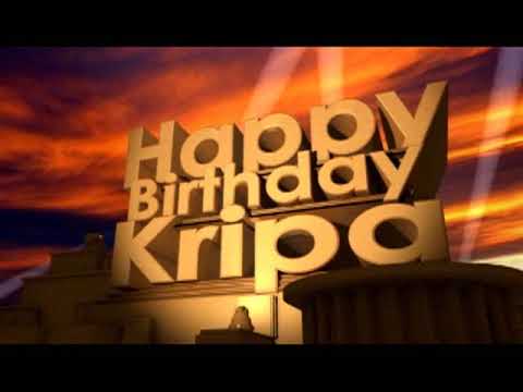 Happy Birthday Kripa