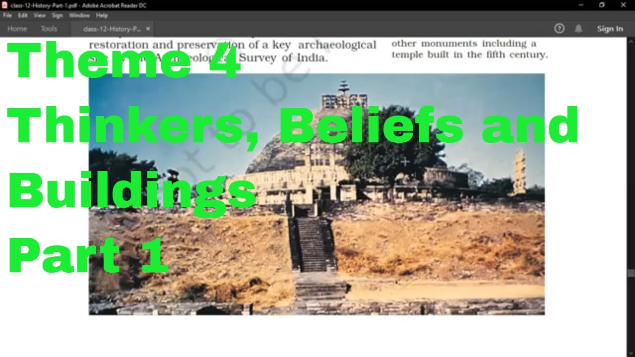 Thinkers, Beliefs and Buildings | Part 1 | Introduction | Theme 4 | Class 12 Ancient History NCERT