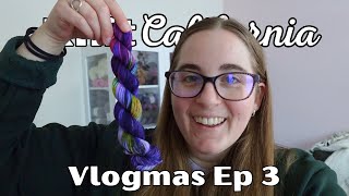 2024 Vlogmas Ep 3 - a speckled mini skein of my dreams and some laundry