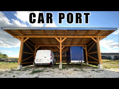 I Built Carport by Myself in 1 month TIMELAPSE