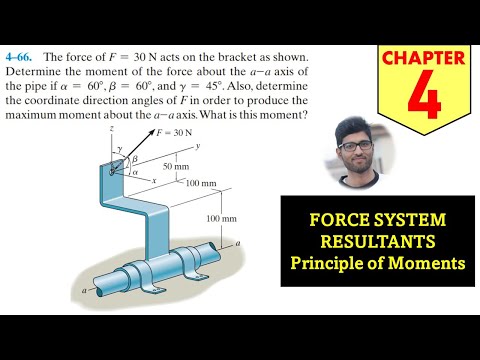 4-66 Moment of a Force about specified axis Chap 4 (Hibbeler Statics 14th Edition) Engineers Academy