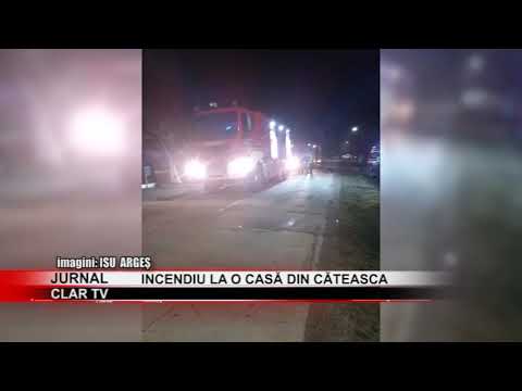 stire 14 02 2020  Incendiu la o casă din Căteasca