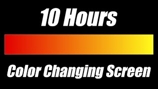 Color Changing Screen - Mood Led Lights Red Orange Yellow [10 Hours]