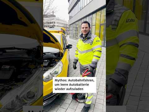 Autobatterie auf der Autobahn wieder aufladen: Stimmt das? 🪫🔋