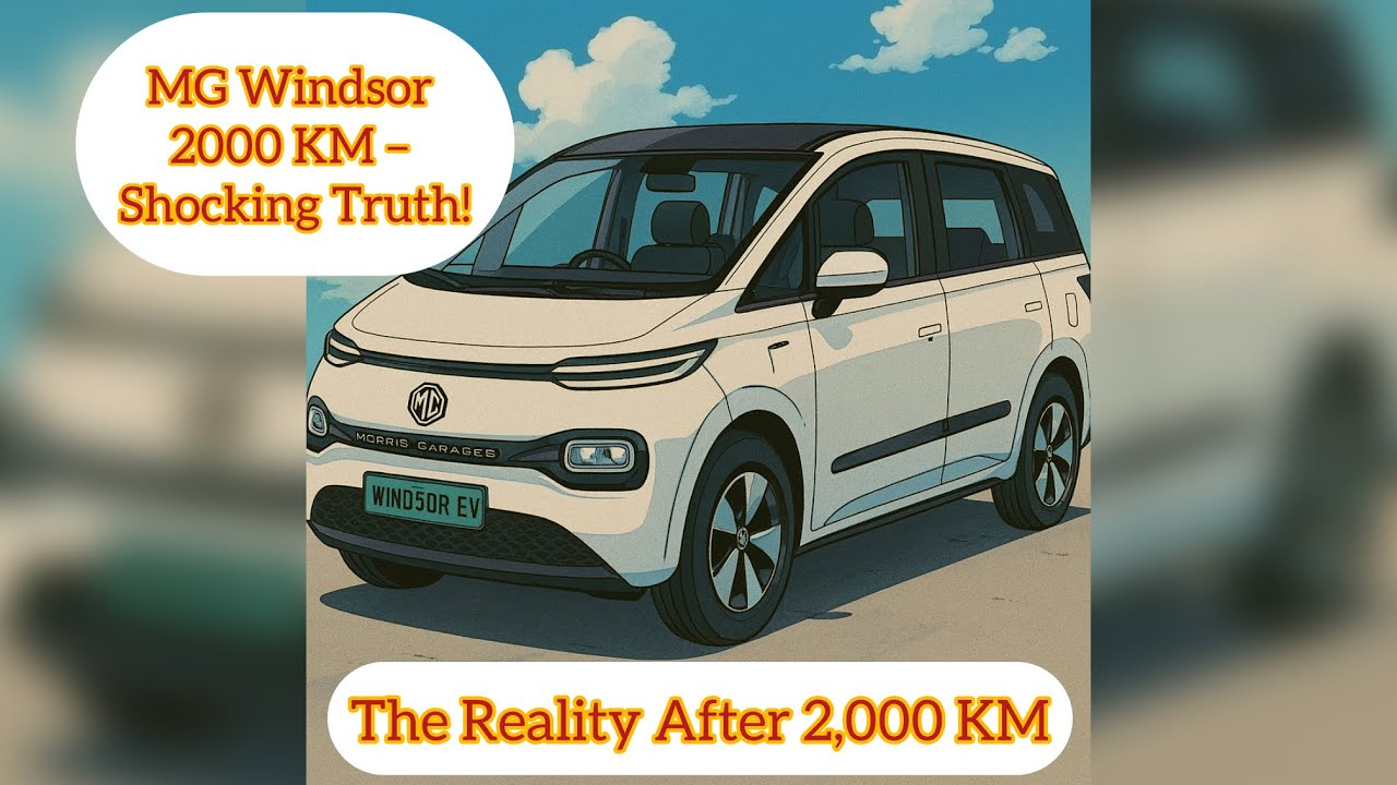 MG Windsor 2000 KM Ownership Review ⚡ | Real EV Experience, Range, Pros & Cons!
