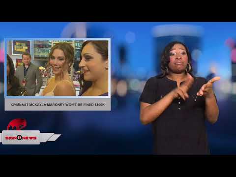 Gymnast McKayla Maroney won't be fined $100k (ASL 1.17.18)