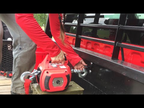 Trying Our Baby Winch for the First Time