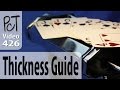 Pasta Machine Thickness Guide Using Playing Cards