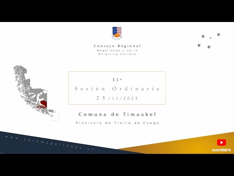 Lenguaje Inclusivo - 31ª Sesión Ordinaria del CORE Magallanes, Comuna de Timaukel 25-11-2025