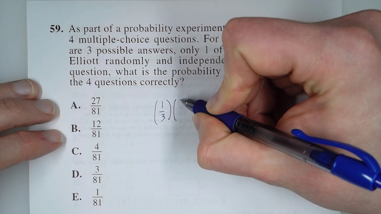2017 2018 ACT Prep Math #59