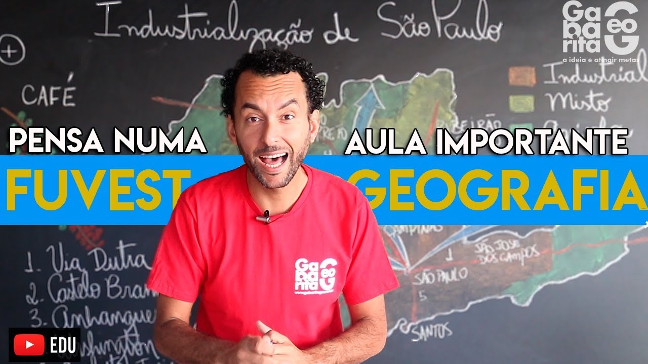 Fuvest 2024 | Econômia do estado de São Paulo | Industrialização | GabaritaGeo