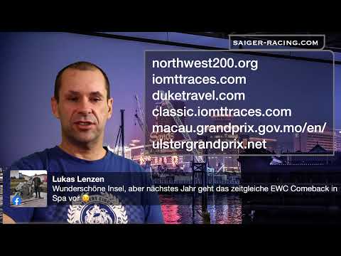 Fantrips zur NW200, TT, ClassicTT, MacauGP / Update Filmprojekt «Ein Leben - Eine Leidenschaft»