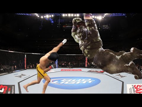UFC4 Bruce Lee vs King Hulk EA Sports UFC 4