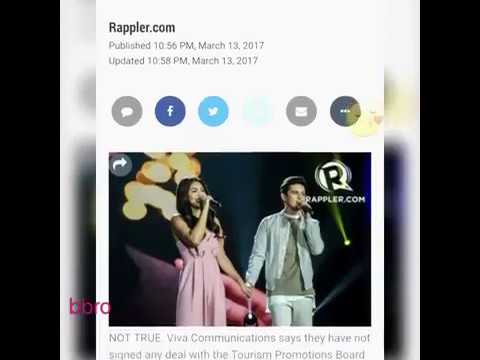 LATEST|!Jadine Concert Tour, hindi SPONSORED ng Tourism Promotions Board ayon sa VIVA March 16 2017