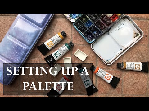 Setting Up A Watercolour Palette - Limited Palette: My Journey
