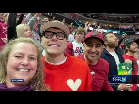 Familiar faces attend NCAA Tournament game in Des Moines