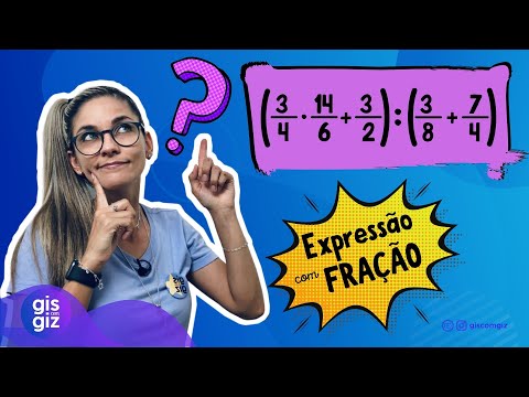 EXPRESSÃO COM FRAÇÃO   \Prof. Gis/