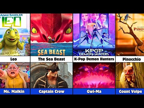 All Netflix Animated Movies Villains (2019-2025)