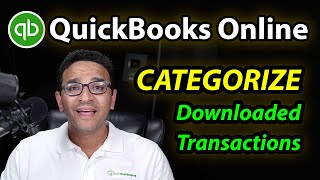 QuickBooks Online Tutorial: Categorizing dowloaded transactions (2022)