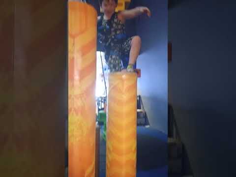 Silver Climbing at Urban Air Trampoline Park in Knoxville #silverstorm #urbanair #trampolinepark