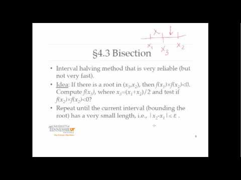 COSC370 - Roots of Equations (Part 1)