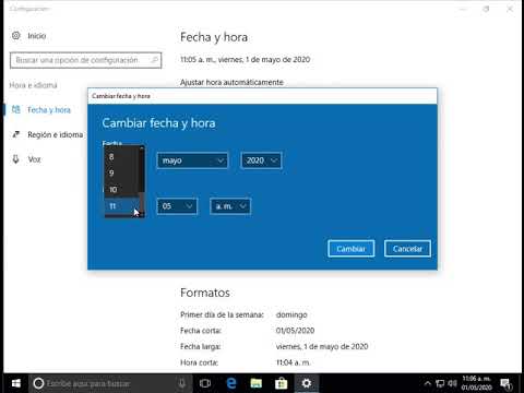 video 15 configurar fecha y hora