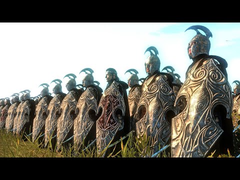 High Elves of Middle Earth Vs Easterlings | 11,000 Unit Lord of the Rings Cinematic Battle