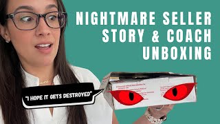 Bought a Coach, Met a Crazy | Poshmark Horror Story & Unboxing