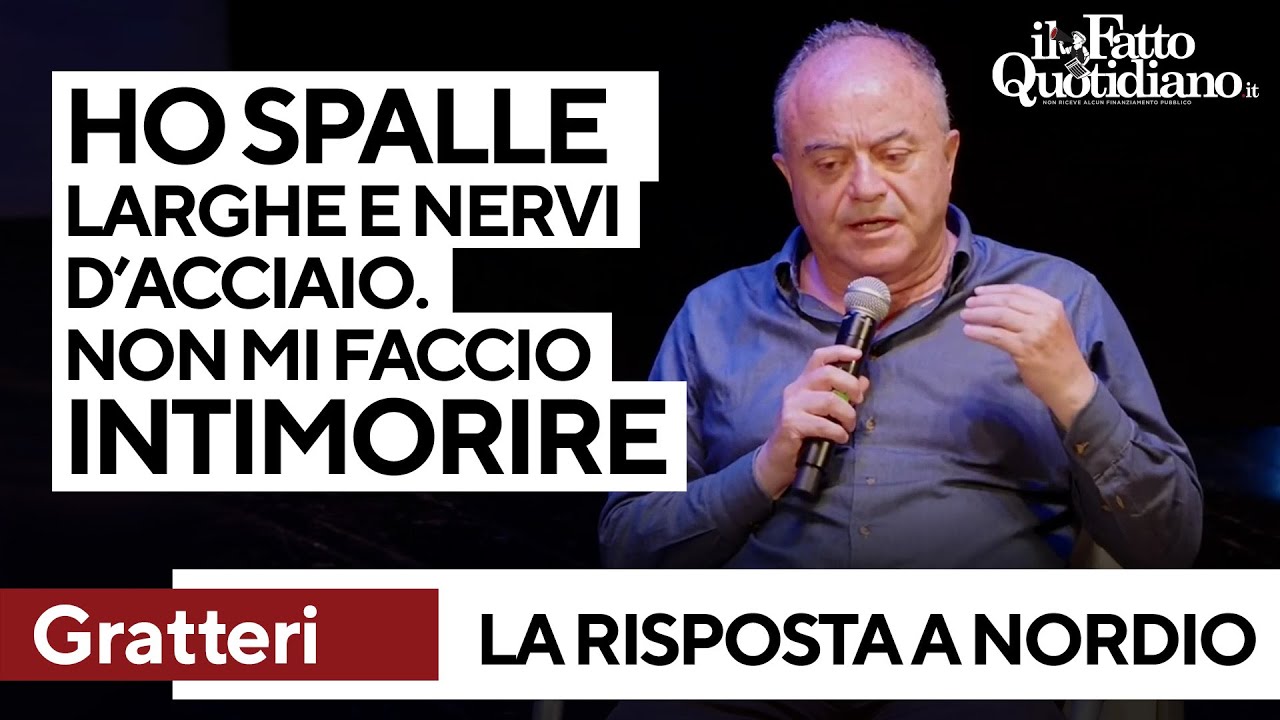 Gratteri risponde a Nordio: "Ho spalle larghe e nervi d'acciaio. Non mi faccio intimorire"