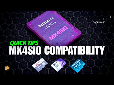 MX4SIO Bitfunx SD Card Compatibility for PS2