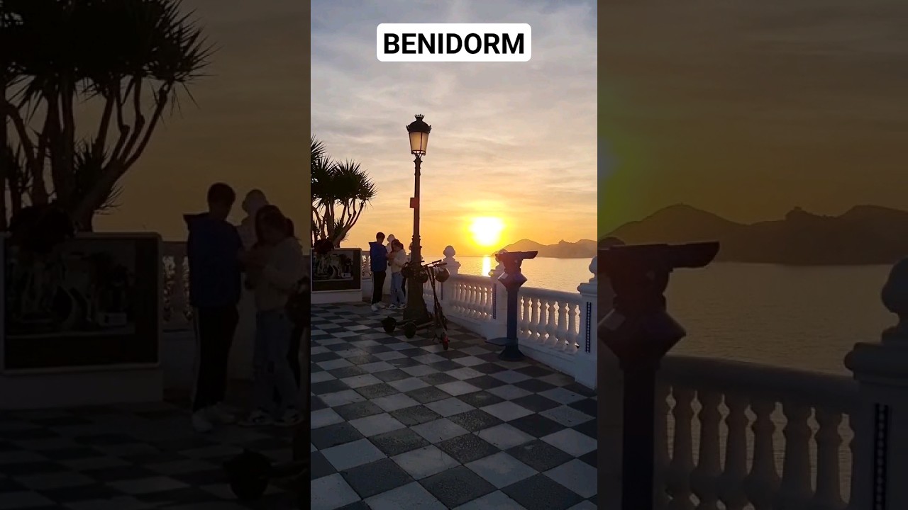 ⚓️ Taras widokowy w #Benidorm Balcón del Mediterrá...