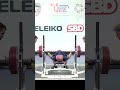 World Masters 3 Record Bench Press Equipped with 245 kg by Frans van der Putten NED in 105kg class