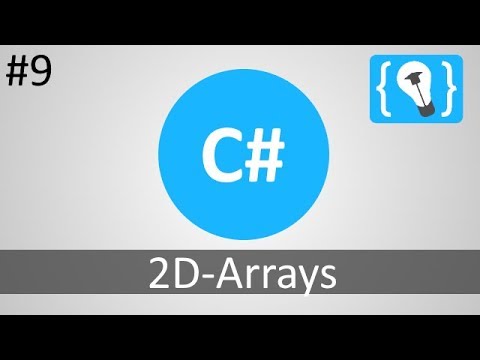 C Tutorial Deutsch German 9 20 2D Arrays