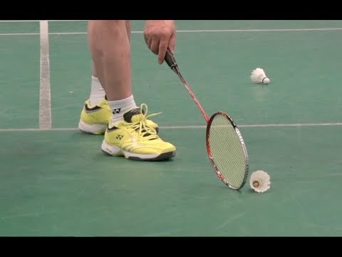 Badminton-tips for fresher how to pick up a shuttlecock from...