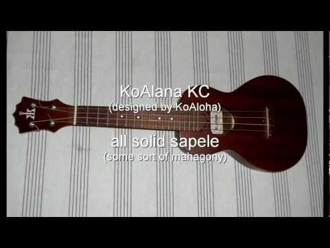 concert ukulele sound samples - Big Island Honu, KoAlana, KoAloaha, Moana CK200