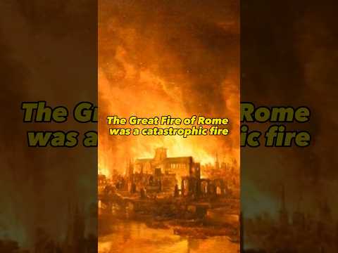 Great Fire of Rome - 64 AD #rome #romanempire #history #ancienthistory