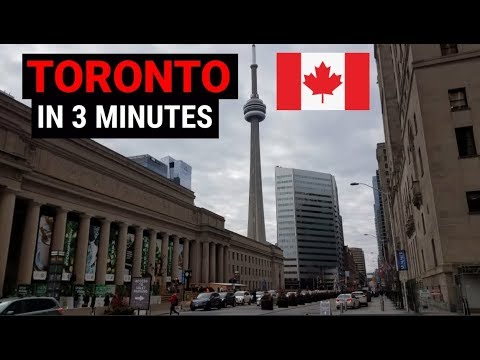 Toronto in 3 Minutes - Canada's Largest City | Multicultural City 🇨🇦