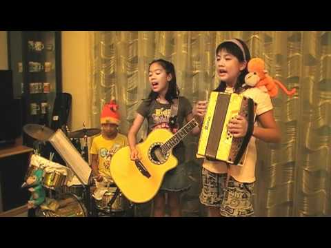 Lenka - Everything At Once (kids acoustic band cover)