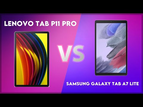 Lenovo Tab P11 Pro vs Samsung Galaxy Tab A7 Lite Technical Comparison